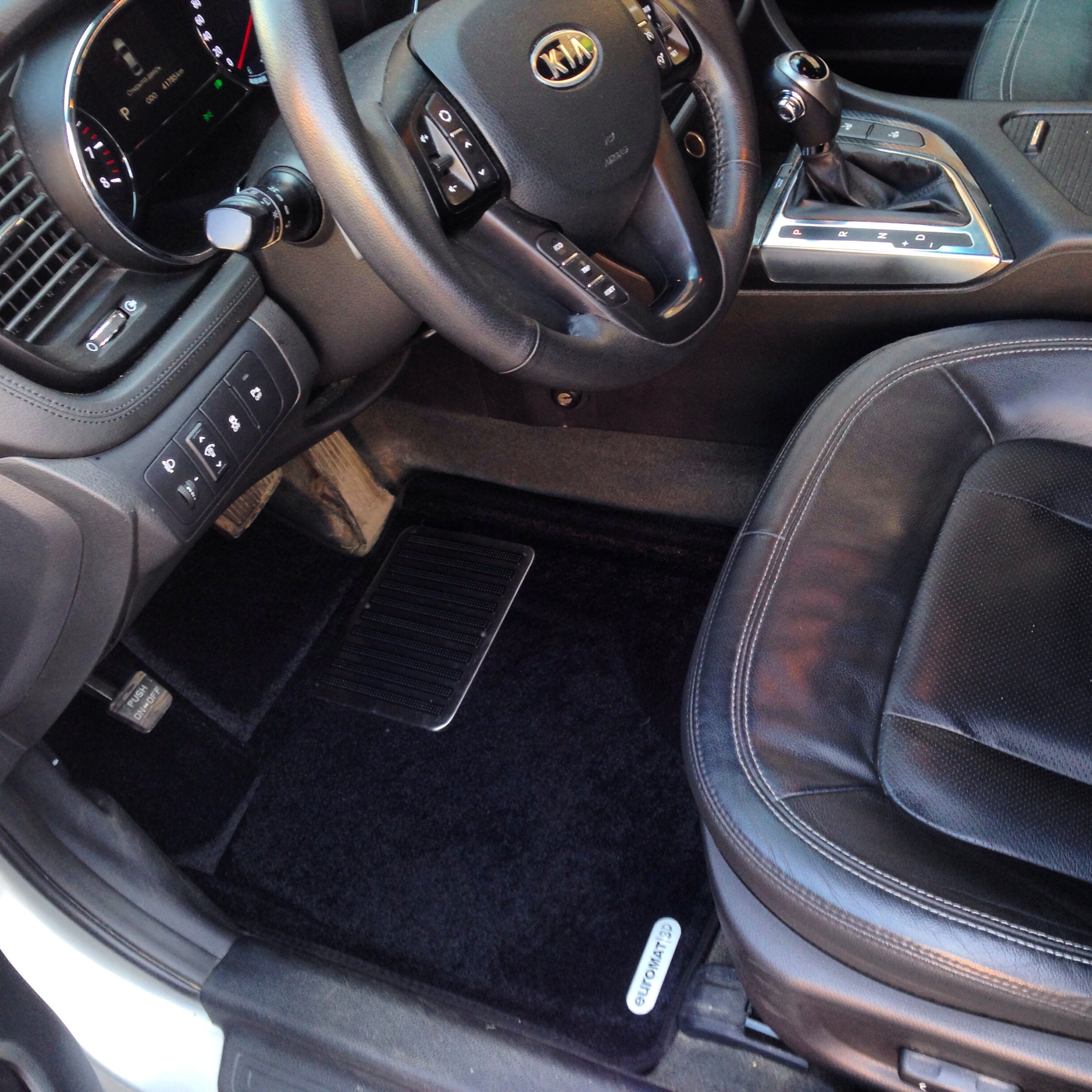 Коврики салона текст. 3D euro-std KIA Optima (2011-2015) /HYUNDAI Sonata (2010-2016) (EM3D) NP