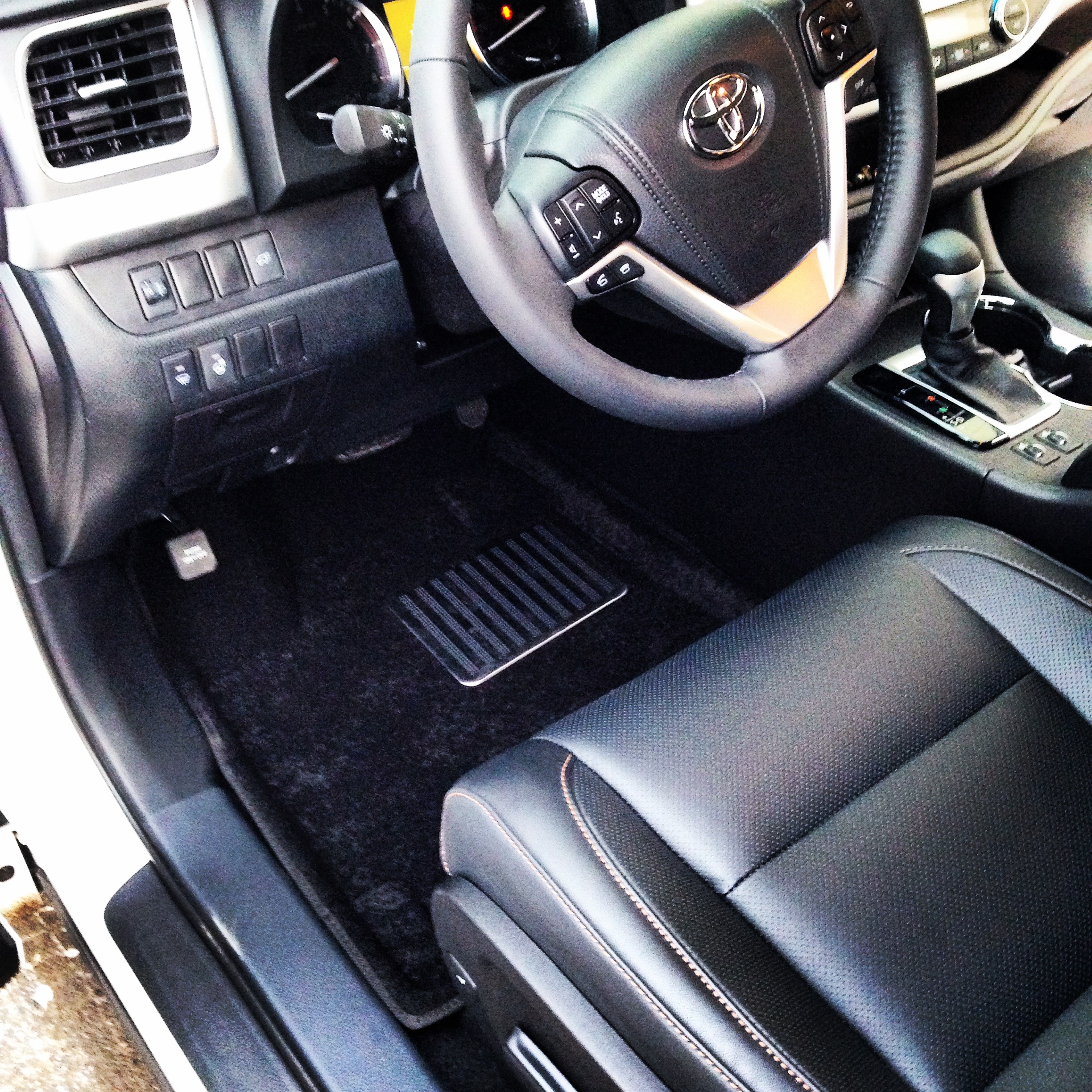 Коврики салона текст. 3D euro-std TOYOTA Highlander (2014-) (EM3D)