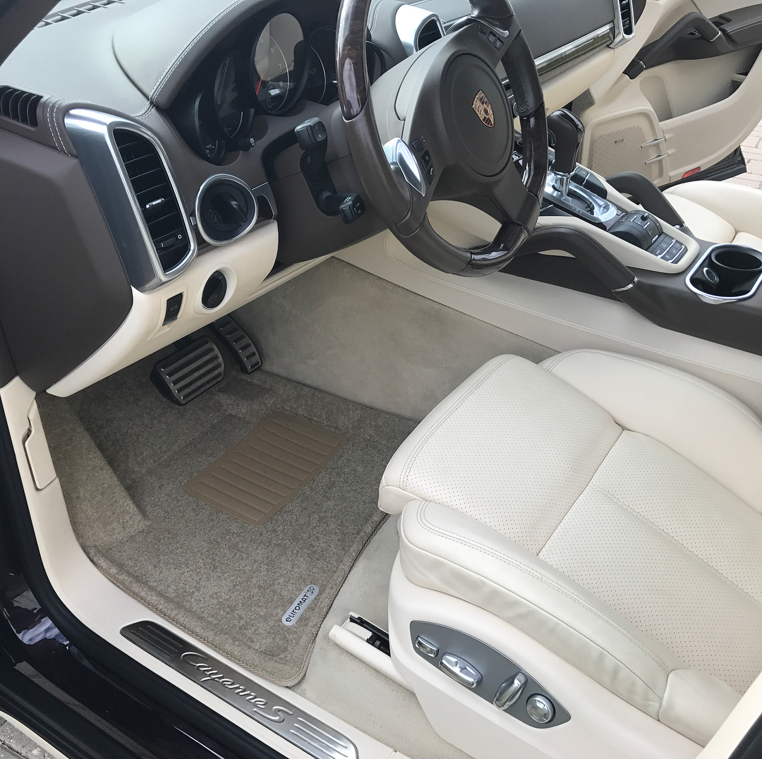 Коврики салона текст. 3D euro-std POR. Cayenne (2010-2017) /VW Touareg (2010-2017) (БЕЖ) (EMC3D) NP