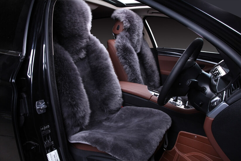 Меховые накидки из овчины, комбинированный ворс (Австралия)