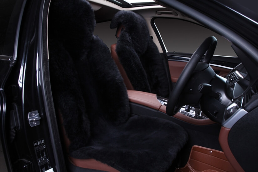 Меховые накидки из овчины, комбинированный ворс (Австралия)