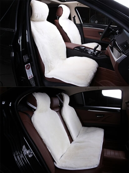 Меховые накидки из овчины на весь салон, короткий ворс