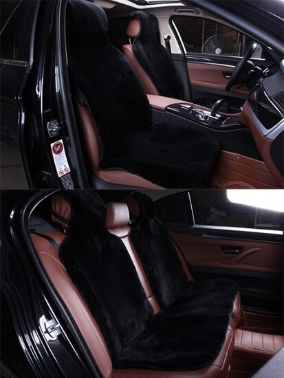 Меховые накидки из овчины на весь салон, короткий ворс