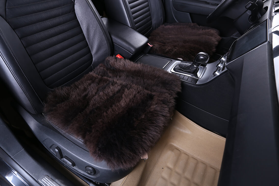 Квадраты на сиденья , длинный ворс